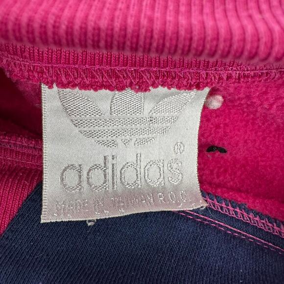 Vintage 1980s Adidas Cut and Sew Sweatshirt boxy fit size L - Picture 5 of 8